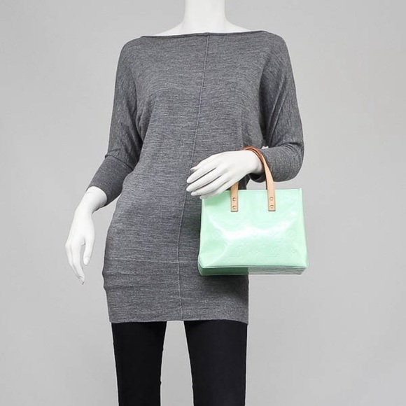 LOUIS VUITTON Reade PM Tote Monogram Vernis Green - Picture 16 of 16